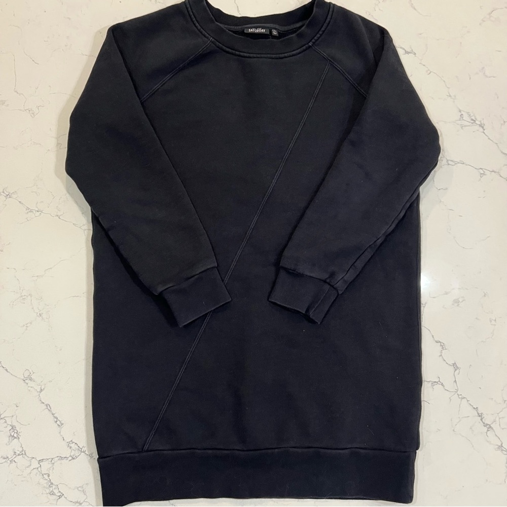 Kate Spade Saturday Crewneck Long Tunic Sweatshirt